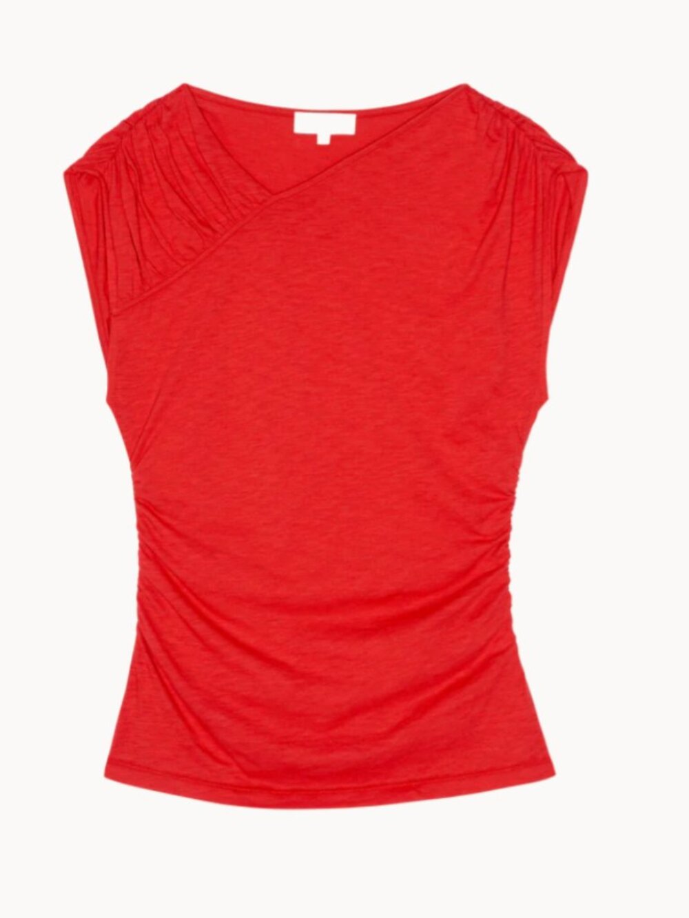 Nation LTD  Los Angeles Aime Asymmetrical Tee  "tango" size XS. nwt